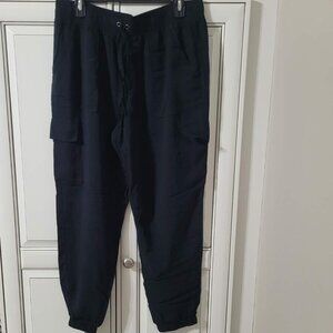 Women's Black Pants XL Rayon